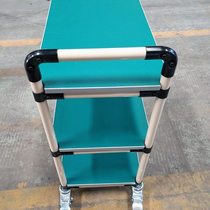 Wire rod new product shelf push material testing vehicle Q turnover vehicle shelf aging rack lean tube workshop tool rack