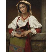 K489 (France) Hugues Merle portrait oil painting HD website