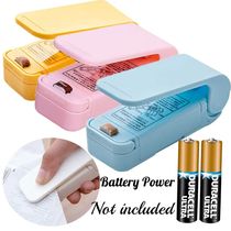 Mini Portable Snacks Food Heat Sealer Storage Bag Clip Batte