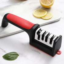 Knife home sharpening multifunctional WL008 can use three-stage sharpening stone to quickly sharpen ceramic sharpening tool Yangjiang Knife Sharpener