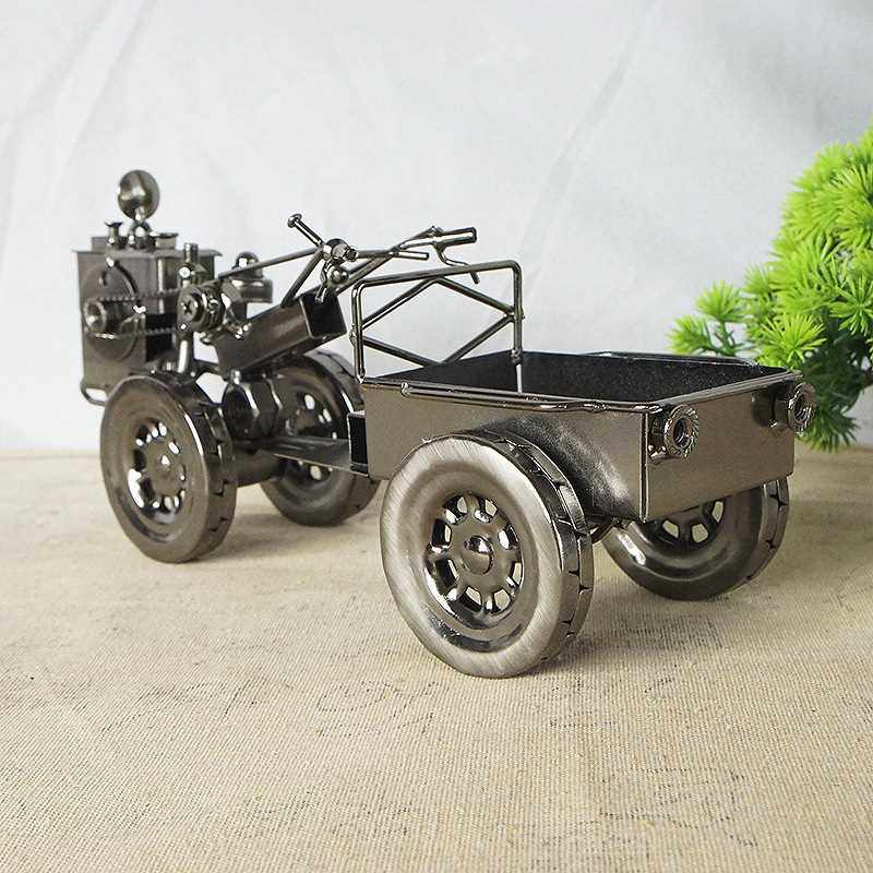 アンティーク　ハンドペイント　トラクター アンティークハンドペイントトラクター