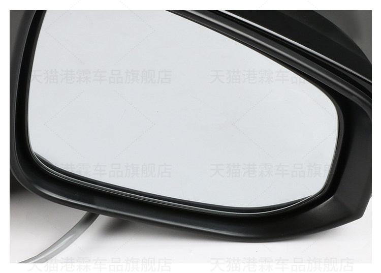 Suitable for Toyota Frontlander Rearview Mirror Assembly, Corolla Rav4 Folding Mirror Assembly, Left and Right Folding Reflectors