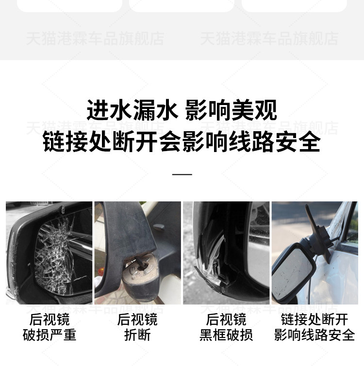 Applicable to model Y rearview mirror assembly Mao bean model y rearview mirror assembly 19-24 reflector assembly