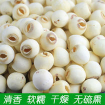 New arrival Xiangtan White Lotus Seeds 1000g Two pounds of powdered waxy lotus seeds with core removed and selected by microdermabrasion to remove the core lotus seeds dried goods Xianglian