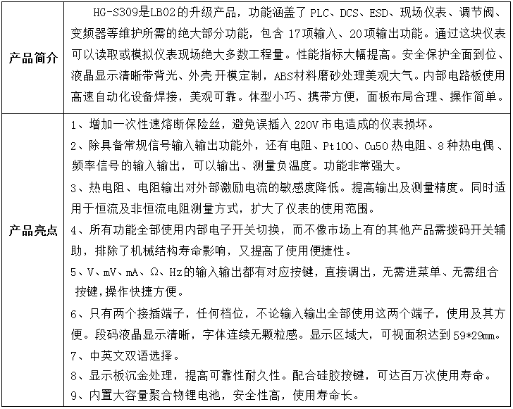 HG-S309信号发生器,过程信号校验仪，热工宝典，热工信号发生器 HG-S309,过程信号校验仪,热工信号发生器,热工信号校验,热工宝典替代