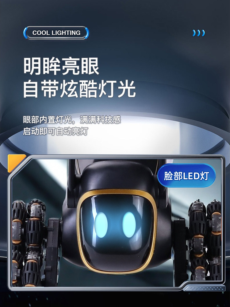 Intelligent Remote Control Robot Dog Remote Control Car Toy Children's Electric Mechanical Dog Gesture Sensing Pet Dog Gift for Boys