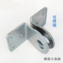 Thickened galvanized iron lock door nose 90 degree right angle buckle iron door wooden door door buckle handle door accessories
