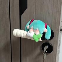 Hatsune Miku door handle protective cover anti-collision indoor universal entrance door handle cover cute sliding door decoration