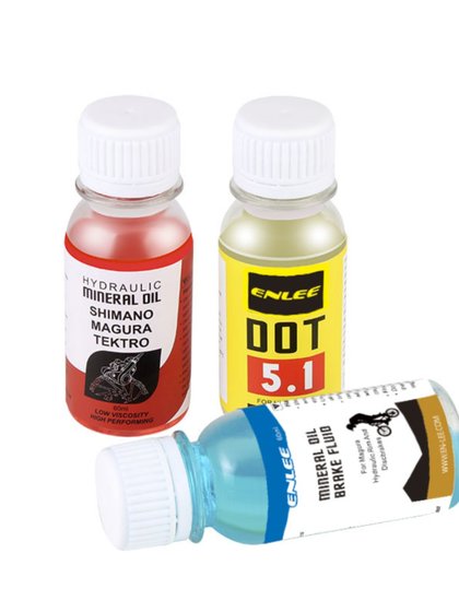 Enlee通用山地公路自行车碟刹车矿物质禧玛诺油矿物油注油刹车油