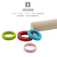 Factory-Made Adjustable Rolling Pin, Silicone Rolling Pin, Beech Wood Handle Dough Roller, Adjustable Roller, Flour Roller
