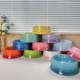 Cool Color Ceramic Pet Bowl for Cats and Dogs, Slow Feeding and Watering Bowl, Prevents Black Chin, Gradient Color Pet Tableware