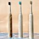 New Electric Bamboo Toothbrush, Environmentally Friendly Soft-Bristle Smart Sonic Electric Toothbrush, Bamboo Electric Toothbrush, Bamboo Toothbrush