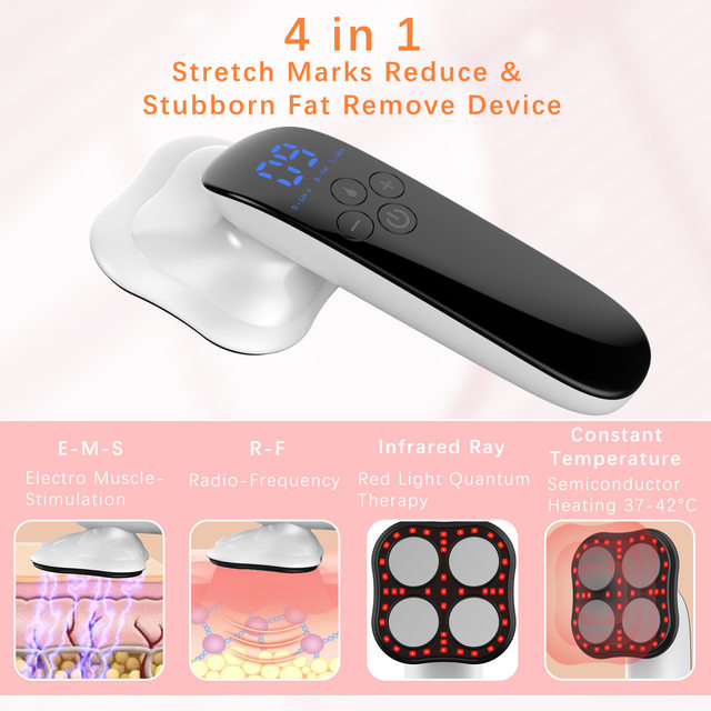 Hot-Selling Upgraded Version of the Three-In-One Ems Microcurrent Home Body Beauty Device and Full-Body Massage Instrument