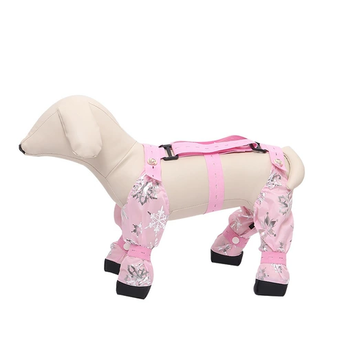 Непромокаемые четвероногие брюки для собак, водонепроницаемые чехлы для ног, подтяжки, набедренные повязки, домашние кошки и собаки, защищающие от насекомых и грязи, цельные регулируемые пыленепроницаемые брюки Teddy