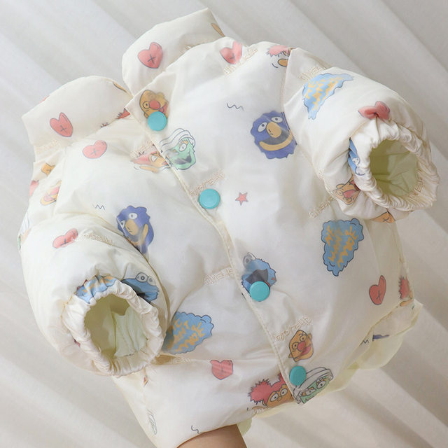 French Bulldog Clothes, Thick Winter Clothing, Padded Cotton Pug Dog Clothes, Bulldog Fat Dog Cotton Jacket, Cotton-Filled Winter Wear