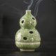 Zen-Inspired Celadon Gourd-Shaped Incense Burner Ornament for Home Indoor Tea Ceremony Creative Chinese-Style Incense Holder Incense Burner Incense Device Incense Burner