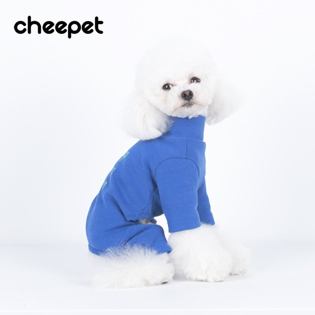 Pet Puppy Clothes Autumn and Winter Korean and Japanese Style Four-Legged Casual Elastic Base Shirt T-Shirt for Teddy, French Bulldog, and Cats