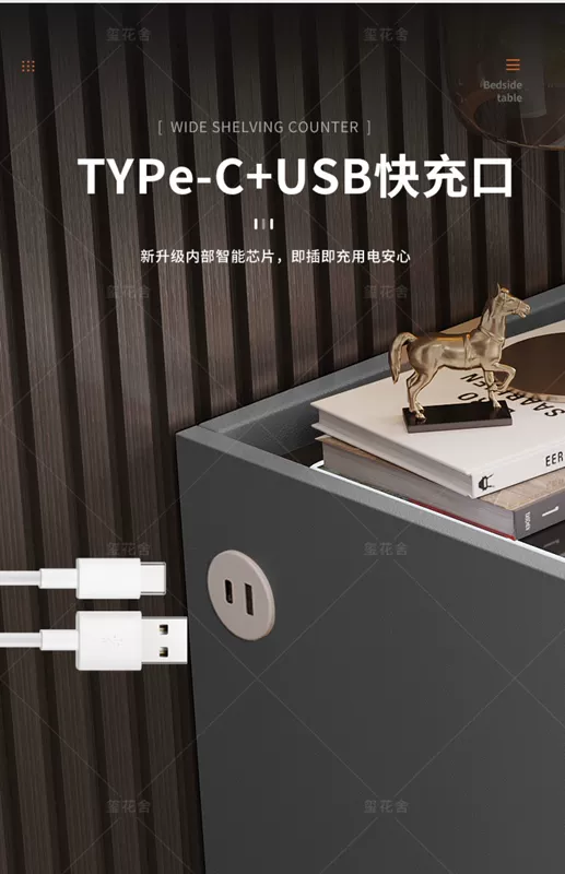 Bàn cạnh giường ngủ nhỏ siêu hẹp tất cả bằng gỗ nguyên khối giá để đồ phòng ngủ hiện đại đơn giản Bàn đầu giường thông minh hẹp đựng đồ kích thước tủ đầu giường kệ tủ gỗ đầu giường