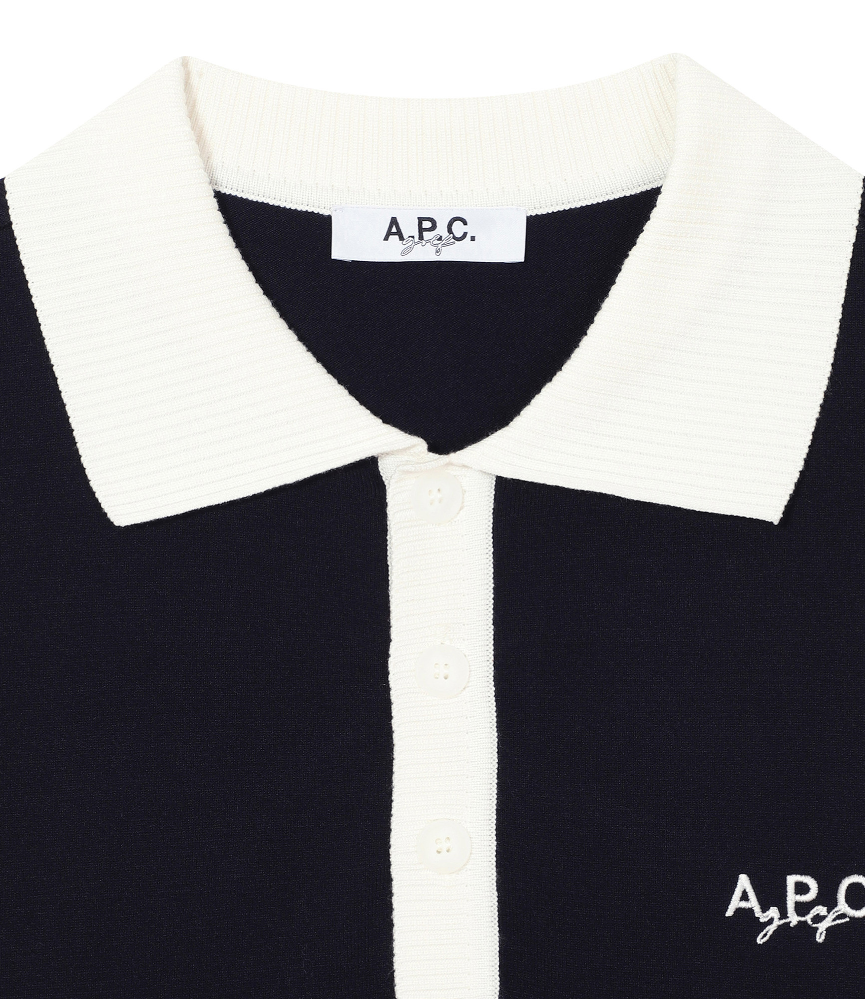 Apc GOLF прилив бренд высококачественных осень и зима гольф мяч мужской свитер отворот свитер мужской  