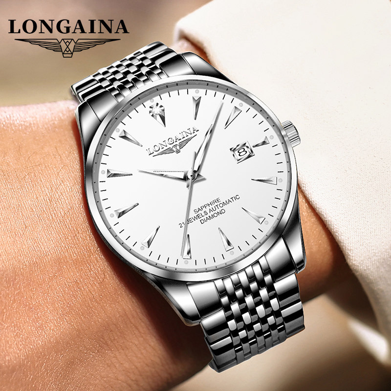 Swiss Genuine Watches ­ Men's Fully Automatic Mechanical Watch, Ultra-Thin, Waterproof, Fashionable, High-End, Luminous, Branded Men's Watch.