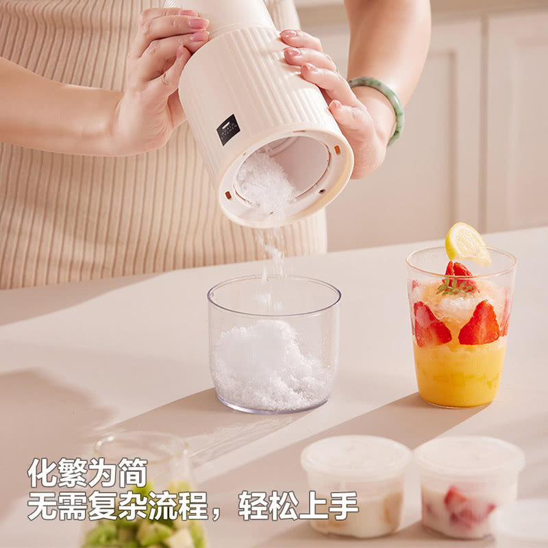 康宁便携式电动刨冰机适合家庭使用吗？-刨冰机-淘宝百科网