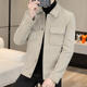 2024 Autumn and Winter Golden Mink Velvet Men's Woolen Coat Woolen Jacket Teenage Students Thickened Clothes Cardigan