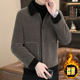2025 autumn and winter short woolen thickened casual jacket for young men, versatile lapel and cotton men's jacket