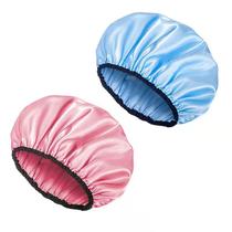 Womens waterproof shower cap high-looking fashionable shower cap kitchen fume-proof double-layer thickened household hood hat