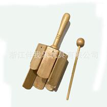Multi - sound tube Olf instrument Wooden 24 cm loudspeaker 8 sound tube for children percussion instrument 8 tone barrel