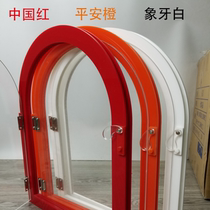 Acrylic wet market braised food shop deli door window glass door opening sales sealed cashier transaction window