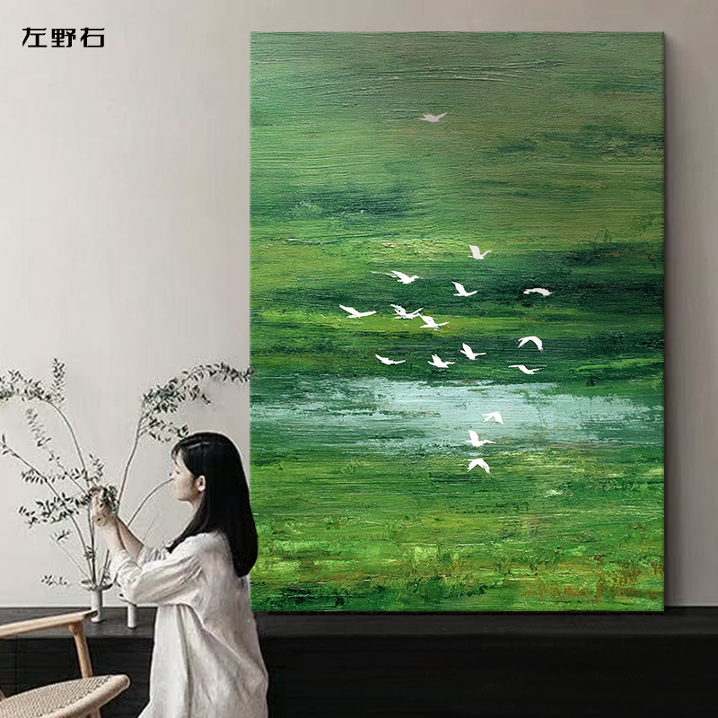 E painting手绘油画：山野间北欧风情的视觉之旅
