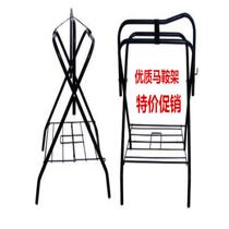 Saddle rack folding saddle swing rack saddle fork floor saddle rack with wheel rotating saddle rack horse equipment equestrian supplies