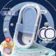 Baby Bathtub 0 to 3 Years Old Baby Foldableable Plus Size Kidsren's Household Bathtub Suspended Can Sit and Lie down for Bathing