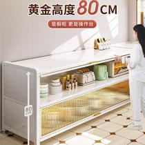 Kitchen rack sideboard floor-standing microwave storage cabinet multi-layer storage cabinet multi-functional sideboard cabinet