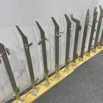 Accessories engineering glass villa non-standard handrails column railings guardrails shopping mall fence hanging railings stainless steel customization