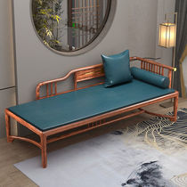 New Chinese style ebony solid wood S-shaped couples chaise lounge chair beauty couch single sofa small apartment bed collapse