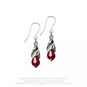Sweet Blood · Alchemy Gothic Британские аутентичные готические серьги официального бренда (E437R)