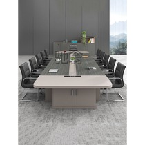 with t office furniture conference table long table simple modern large plate training table rectangular long table office