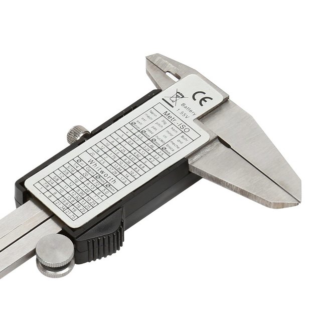 Speed Digital Vernier Caliper 0-150mm Vernier Caliper Digital L-Shaped Caliper Depth Gauge Measuring Tool Manual.