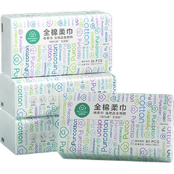 加大加厚！全棉时代一次性洗脸巾80抽*4包