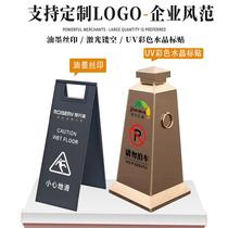Stainless steel vertical road cone warning aA sign prohibited parking space pier metal reflective cone ice cream cone roadblock bucket