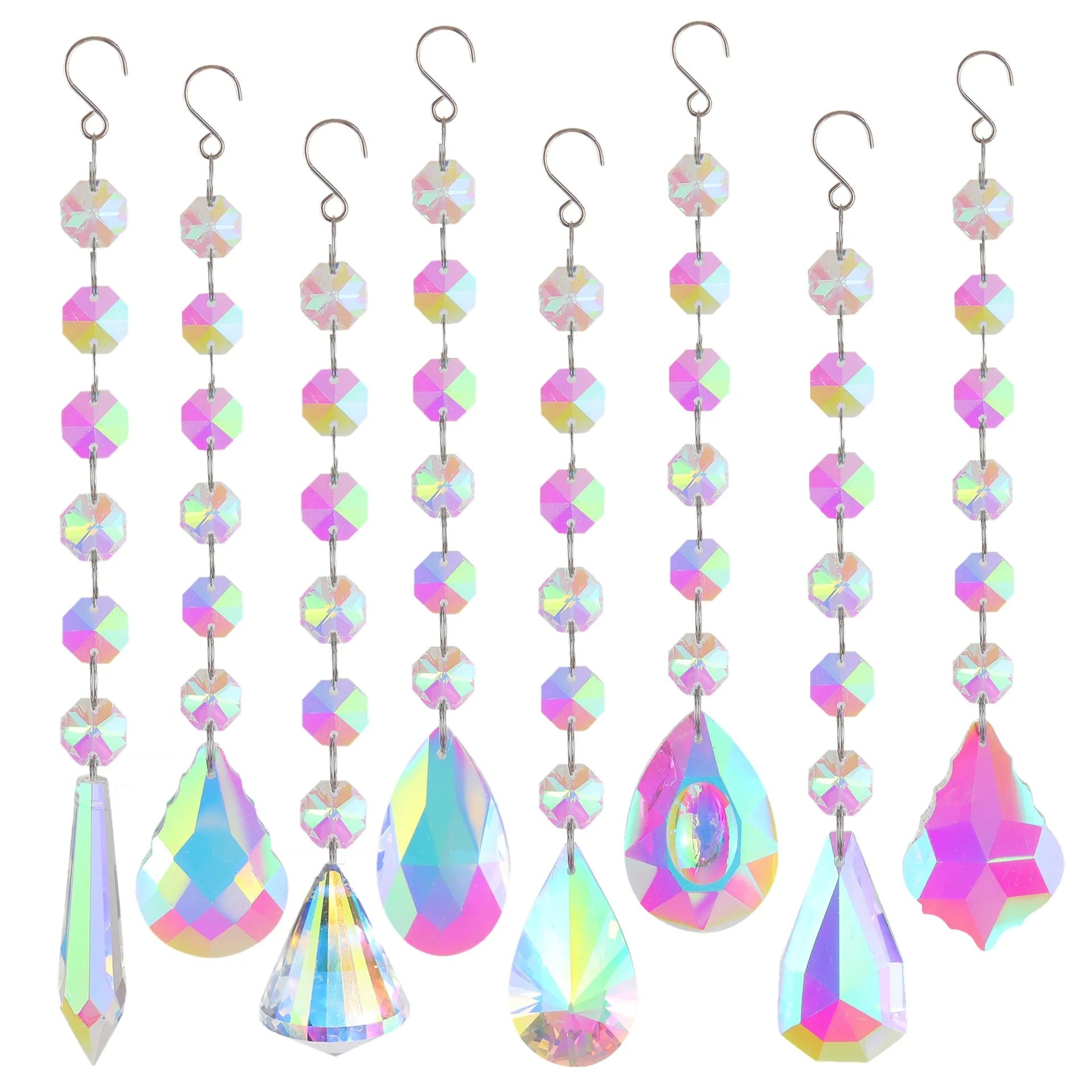 1PCs Crystal Sunccher AB Color Rainbow Chaser Curtain Pend