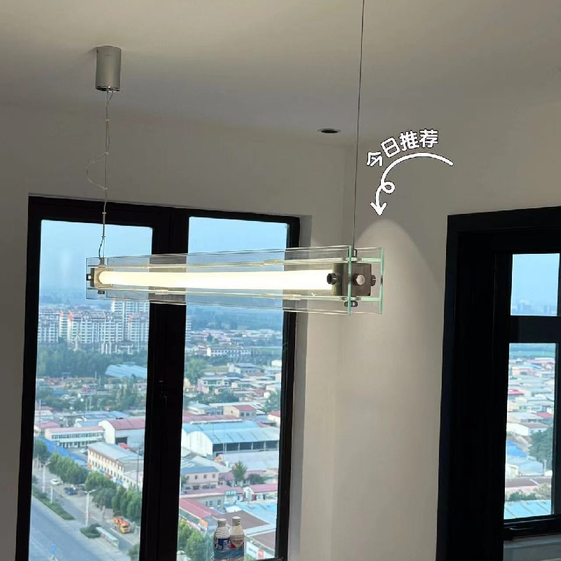Linear Office Strip Light, Japanese Restaurant Pendant Light, Designer Tea Room Minimalist Decoration, Creative Dining Table Bar Counter Light Linear Office Strip Light, Japanese Restaurant Pendant Light, Designer Tea Room Minimalist Decoration, Creative Dining Table Bar Counter Light
