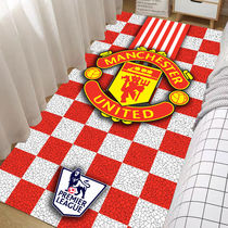 Football league surrounding Premier League creative team emblem mosaic shading theme room living room bedroom bedside carpet