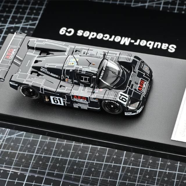 In Stock Classic Lover Cl 1:64 Mercedes-Benz C9 Le Mans Racing Car Alloy Car Model