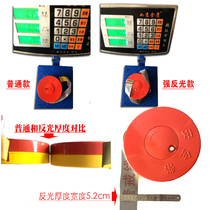 Cordon Wire Isolation Belt Flex Safety Caution Belt Reflective Canvas Rope Construction Forbidden Access Safety Line Alert Strap