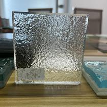 Customized hot melt art glass screen partition light glass glass decoration luxury decoration craft water 76349 crystal three-dimensional glass color