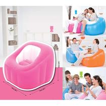 75046 square inflatable sofa leisure lazy sofa bed heightened thickened sofa single lunch break chair