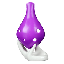 Ocarina 6-hole primary school students special beginner entry-level childrens classroom teaching resin alto ac tone plastic anti-fall
