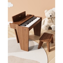 Yamaha German childrens piano electronic keyboard toy can play baby little girl beginner male wooden home